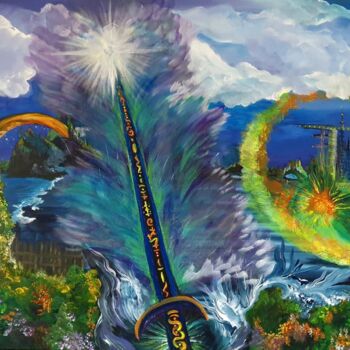 Painting titled "Timelines, The Choi…" by Barbara Fuhrmann, Original Artwork, Acrylic