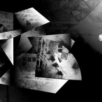 Arte digitale intitolato "'charcoal grill' -…" da Rosemary Collard, Opera d'arte originale, Lavoro digitale 2D