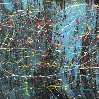 「PROFOND」というタイトルの絵画 Rick Smithによって, オリジナルのアートワーク, アクリル