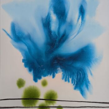Schilderij getiteld "Hope Is In The Air" door Iliad Sabchi, Origineel Kunstwerk, Acryl