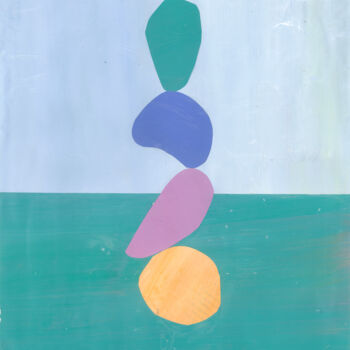 Collages titled "Balance" by Merve Aydın, Original Artwork, Collages