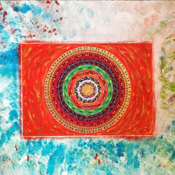 Painting titled "Karma" by Vincent Schurck, Original Artwork, Acrylic