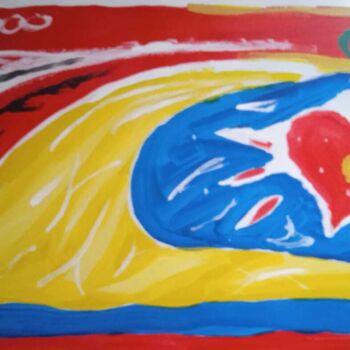 Peinture intitulée "Capbreton" par Ejj, Œuvre d'art originale, Acrylique