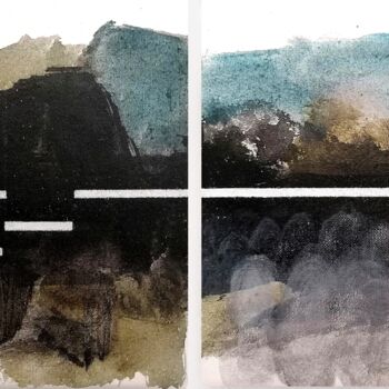 「Sequences 53 (Holog…」というタイトルの絵画 Alex Munzoneによって, オリジナルのアートワーク, アクリル