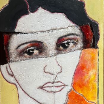 Painting titled "Four Transaction Se…" by Muberra Karamanoglu, Original Artwork, Acrylic