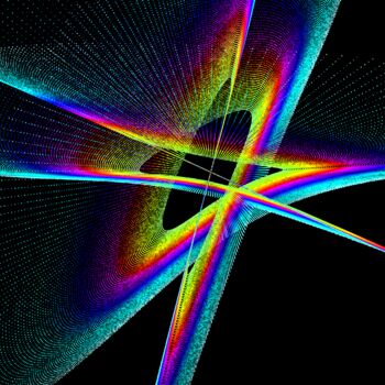 Arts numériques intitulée "Harmonic Inversion" par Elkement (Elke Stangl), Œuvre d'art originale, Travail numérique 2D