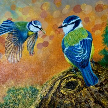 Peinture intitulée "Twilight Tales" par Dr. Priyanjalee Banerjee, Œuvre d'art originale, Acrylique