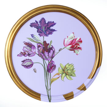 「Petals in Flux III」というタイトルの絵画 Carlos Gamez De Franciscoによって, オリジナルのアートワーク, アクリル
