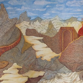 绘画 标题为“Vibes Resting in it…” 由Abhishek Pandey, 原创艺术品, 丙烯