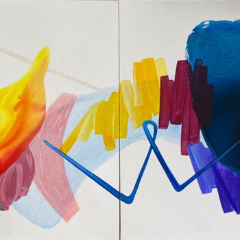 Painting titled "Serenity XI" by Thilini Jinadasa, Original Artwork, Acrylic