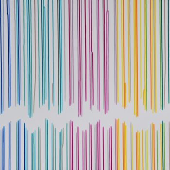 Ζωγραφική με τίτλο "Range of colors #10" από Astrid Stoeppel, Αυθεντικά έργα τέχνης, Ακρυλικό Τοποθετήθηκε στο Ξύλινο φορείο…