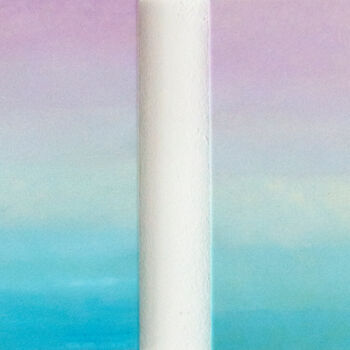 Painting titled "Eye Comfort Diptych" by Petr Johan Marek, Original Artwork, Oil Mounted on Wood Stretcher frame