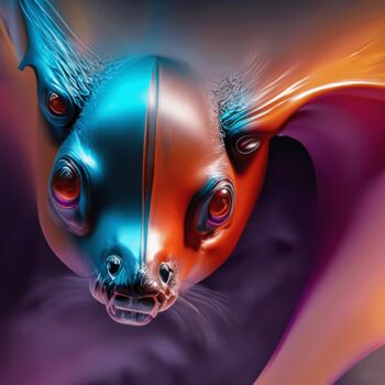Digital Arts με τίτλο "MANIMAL" από Morten Klementsen, Αυθεντικά έργα τέχνης, Εικόνα που δημιουργήθηκε με AI