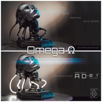 Sculpture titled "Project AD-01-Art D…" by Freaky-Deek, Original Artwork, Polymer clay