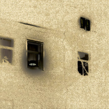 Photography titled "WindowsDark #08" by Michael Banifatov, Original Artwork, Digital Photography