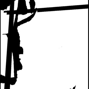 Peinture intitulée "Trace j2024" par Francois Viseux, Œuvre d'art originale, Encre Monté sur Châssis en bois