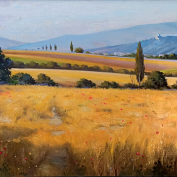 제목이 "Summer countryside…"인 미술작품 Andrea Borella로, 원작, 기름