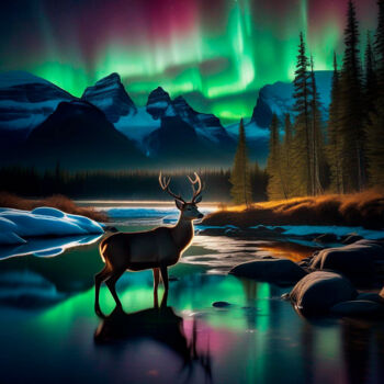 Digital Arts titled "World of Sakha Yaku…" by Alexander Mats, Original Artwork, AI generated image
