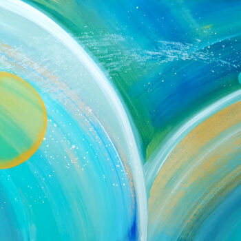 Schilderij getiteld "vertrouwen" door Sabina Kiss, Origineel Kunstwerk, Acryl