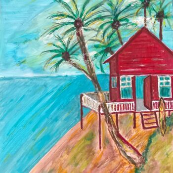 Painting titled "Unit #1709  “Island…" by Tony Caruso, Original Artwork, Acrylic