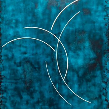 Painting titled "FLY" by Qôl, Original Artwork, Acrylic
