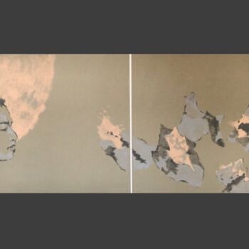 Painting titled "Cherry blossoms" by Stanislav Bankasov, Original Artwork, Pastel