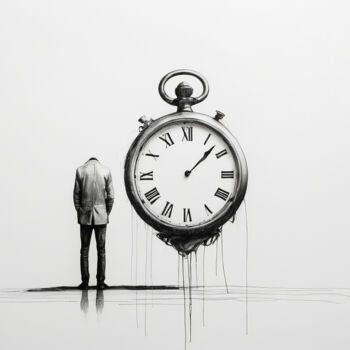 Digital Arts titled "Time" by Alexander Mats, Original Artwork, AI generated image