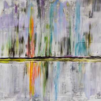 Pittura intitolato "Evening light over…" da Alona Vatkina, Opera d'arte originale, Acrilico