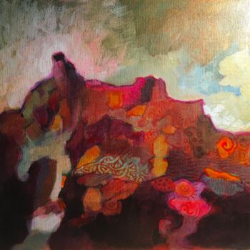 Peinture intitulée "De la neige ? C’est…" par Alain Godefroid, Œuvre d'art originale, Acrylique
