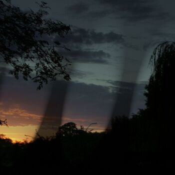 Digital Arts titled "Triple Sunset on Wi…" by Xavier Crepin, Original Artwork