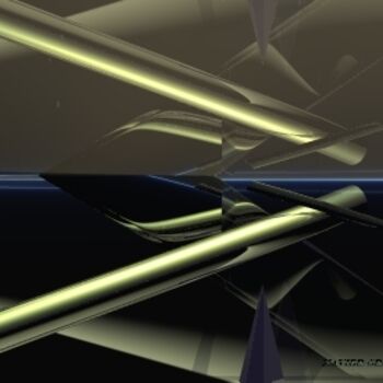 제목이 "Abstract Alien Geom…"인 디지털 아트 Xavier Crepin로, 원작