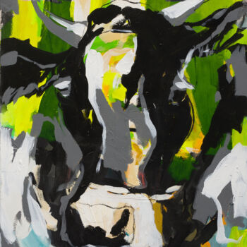 Malerei mit dem Titel "Black&White One" von Stephan Geisler, Original-Kunstwerk, Acryl