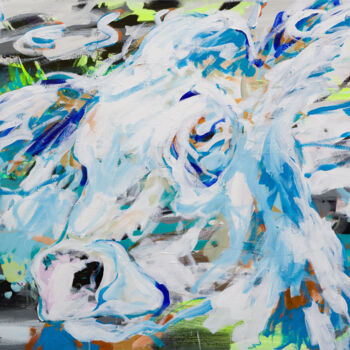 Painting titled "Jessica" by Stephan Geisler, Original Artwork, Acrylic