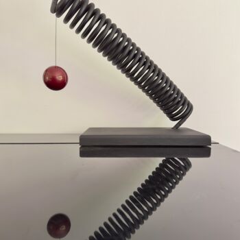 Sculpture intitulée "Semi Liberté" par Jean-Marc Gardeux, Œuvre d'art originale, Acier inoxydable