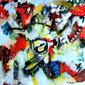 Peinture intitulée "Signature 1" par Eugenia Delad, Œuvre d'art originale, Acrylique