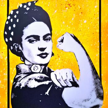 Peinture intitulée "Toile FRIDA KHALO" par Sohan_street, Œuvre d'art originale, Acrylique Monté sur Châssis en bois