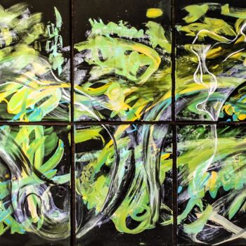 Malerei mit dem Titel "Dominant point" von Aleksandra Cherepanova, Original-Kunstwerk, Acryl