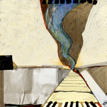 Arts numériques intitulée "dancing in the Stre…" par Manfred Lieber, Œuvre d'art originale, Peinture numérique