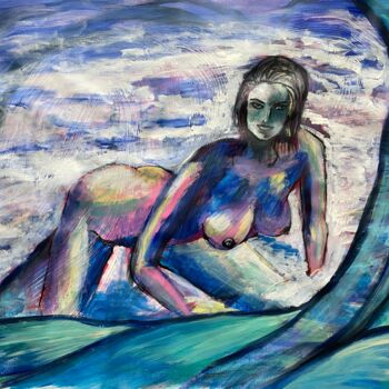 Malerei mit dem Titel "From the water" von Aleksandra Cherepanova, Original-Kunstwerk, Acryl