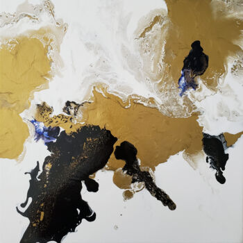 Painting titled "Exploration" by Joyce Fournier, Original Artwork, Acrylic Mounted on Wood Stretcher frame