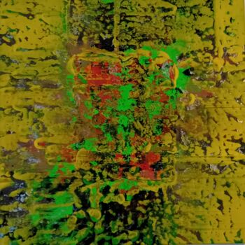 Painting titled "Life 2" by George Von Klitzing, Original Artwork, Acrylic Mounted on Wood Stretcher frame