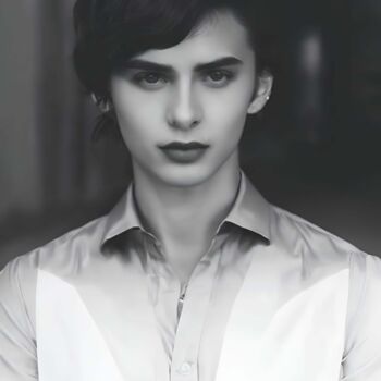 Digital Arts titled "Boy 5" by Alberto Capitani, Original Artwork, AI generated image