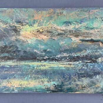 Malerei mit dem Titel "Artic embraces" von Paul Dirkse, Original-Kunstwerk, Acryl