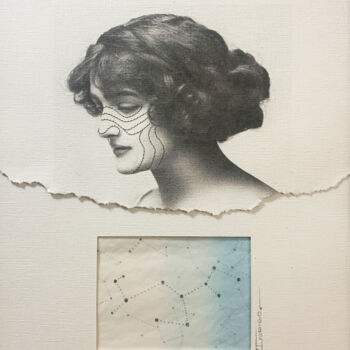 Printmaking titled "Constellations" by - Indigo -, Original Artwork, Digital Print