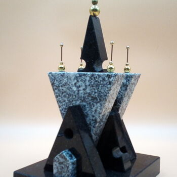 Sculpture intitulée "Stone building scul…" par Branimir Misic, Œuvre d'art originale, Pierre