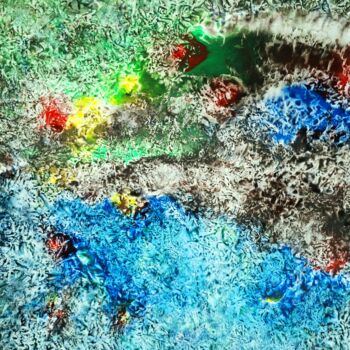 "HIDDEN MESSAGES N39" başlıklı Tablo Antonio Pico tarafından, Orijinal sanat, Petrol