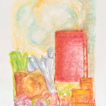 图画 标题为“Radiant Still Life” 由Luís Bastos, 原创艺术品, 粉彩