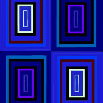 Digital Arts titled "Color Shift in Rect…" by Ken Lerner, Original Artwork, 2D Digital Work