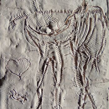 Skulptur mit dem Titel "Two in Love" von Reiner Poser, Original-Kunstwerk, Keramik