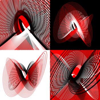 Digital Arts με τίτλο "Lissajous Subversion" από Elkement (Elke Stangl), Αυθεντικά έργα τέχνης, 3D Μοντελοποίηση